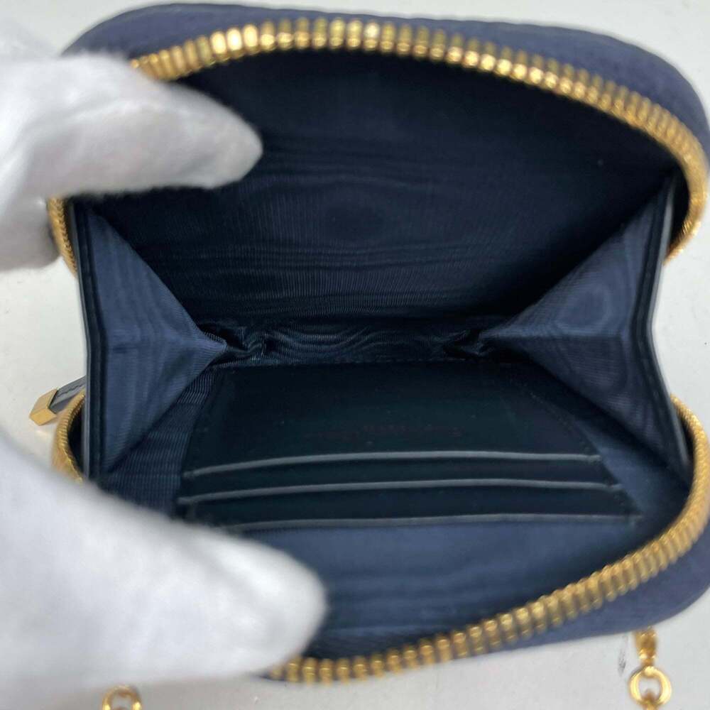 CHRISTIAN DIOR Blue Canvas Shoulder Bag - Picture 6 of 7